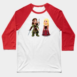 Medieval Couple Baseball T-Shirt
